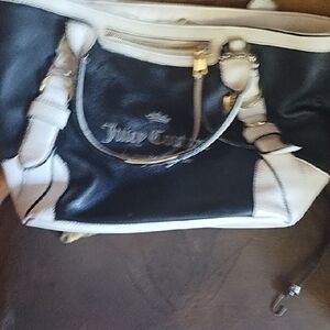 Juicy Couture Black and White Women's Bag